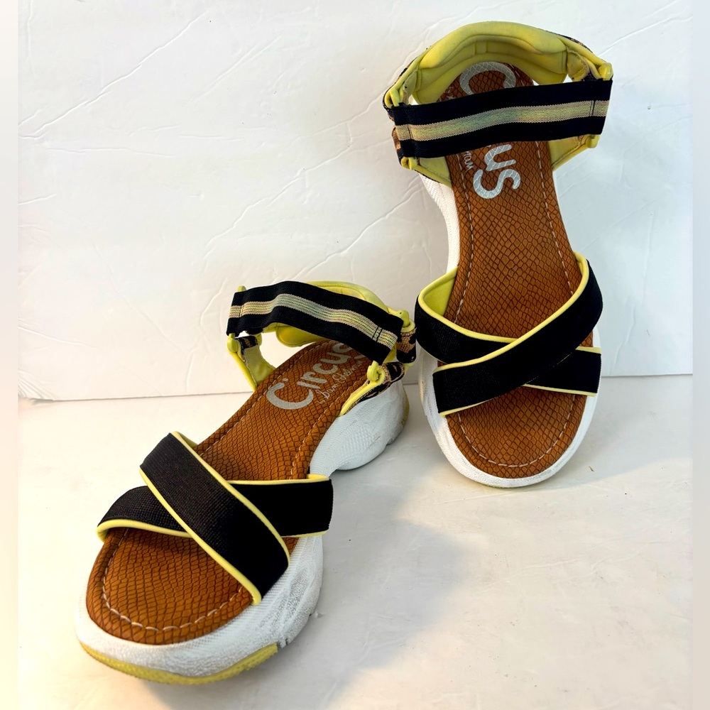 CIRCUS NY Anderson Lemon Drop Platform Sandal Size 8